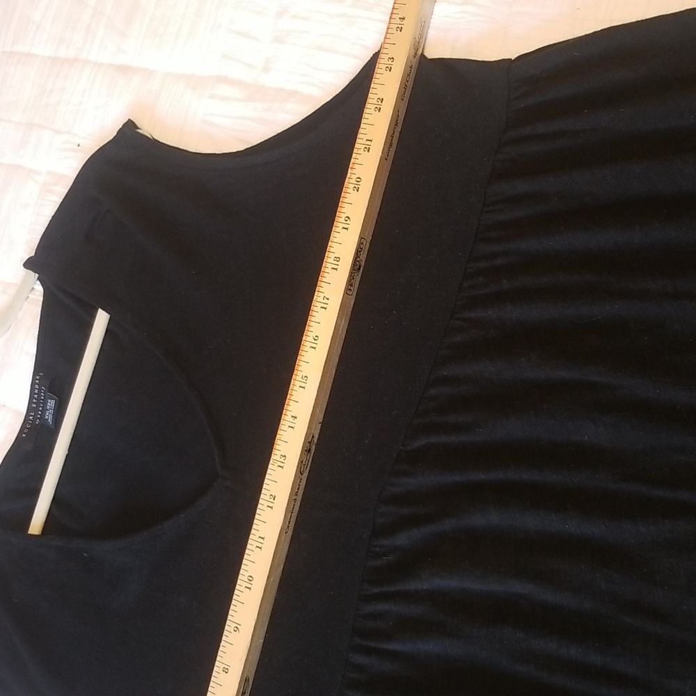 Social Standard Sanctuary Black V-Neck Dress XXL - Picture 4 of 4